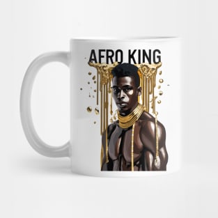 Afro King Drippin' Gold Mug